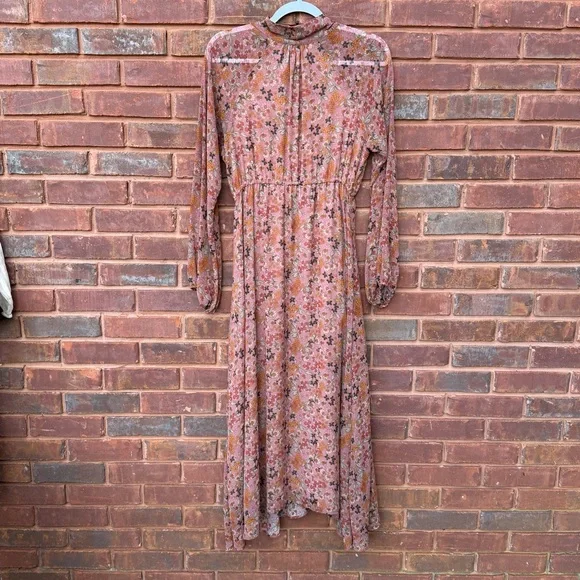 The Isabella Maternity Dress PIETRO BRUNELLI MATERNITY Medium Maxi Sheer Tie - Picture 3 of 7